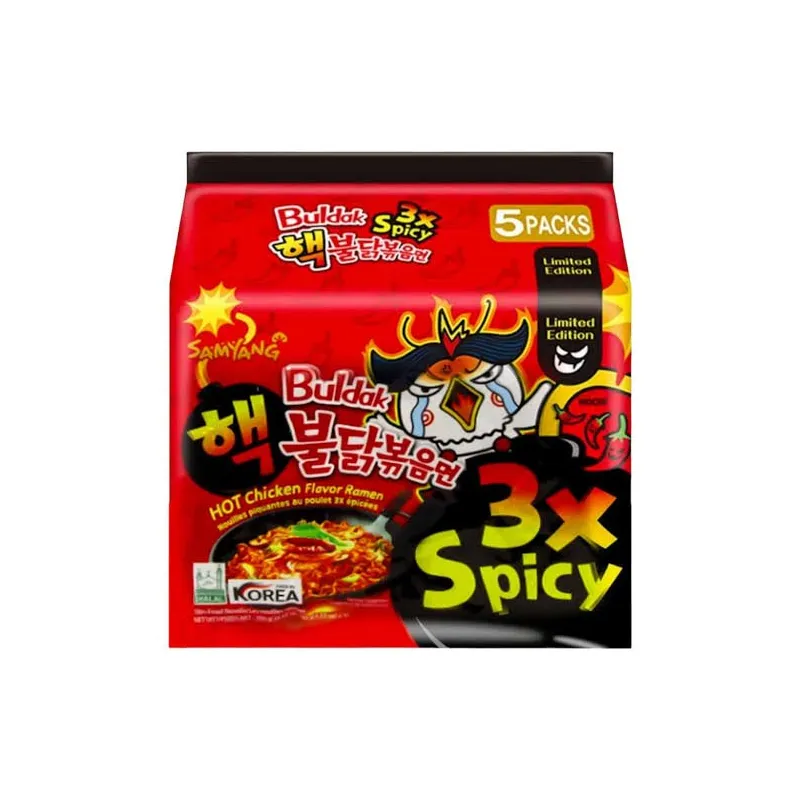 Samyang Buldak 3x Spicy Ramen Pack of 5 (5 x 140g)