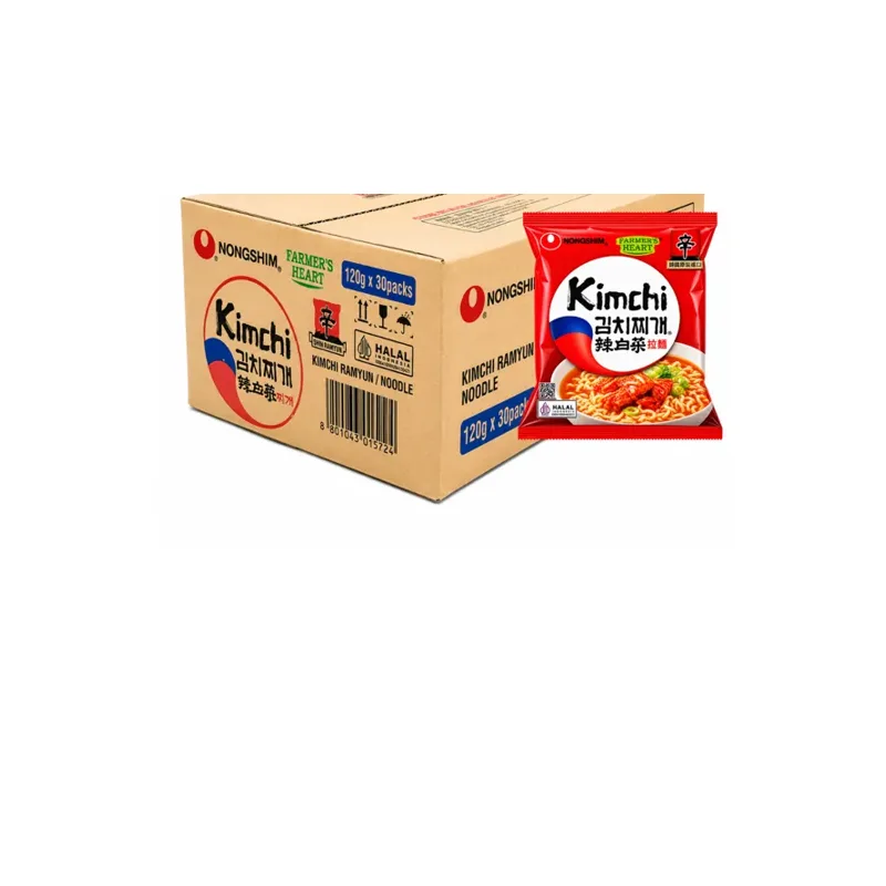 Nongshim Kimchi Ramyun Carton (30 x 120g)